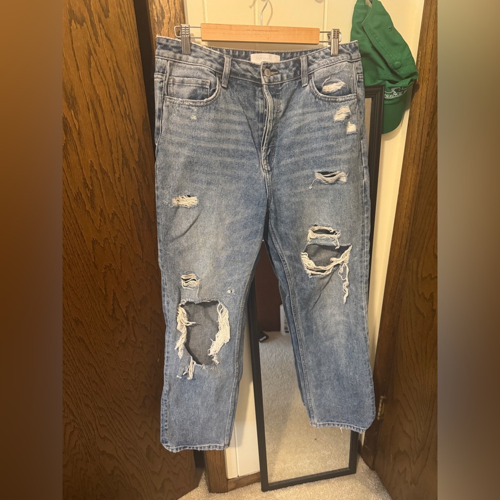 Vervet Distressed Blue Jeans